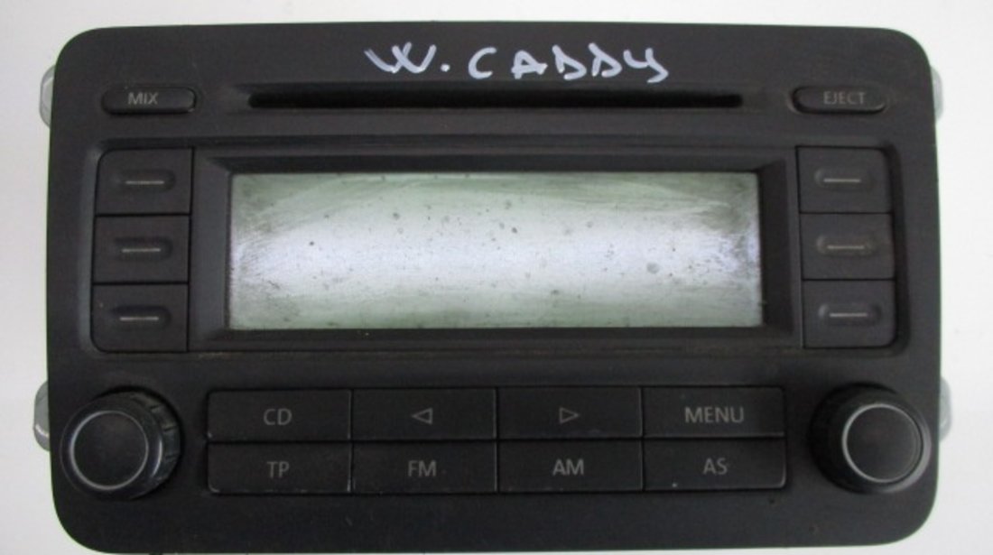 RADIO / CD PLAYER AUTO BLAUPUNKT COD 1K0035186L / 7643221360 VW CADDY 3 FAB. 2004 - 2010 ⭐⭐⭐⭐⭐