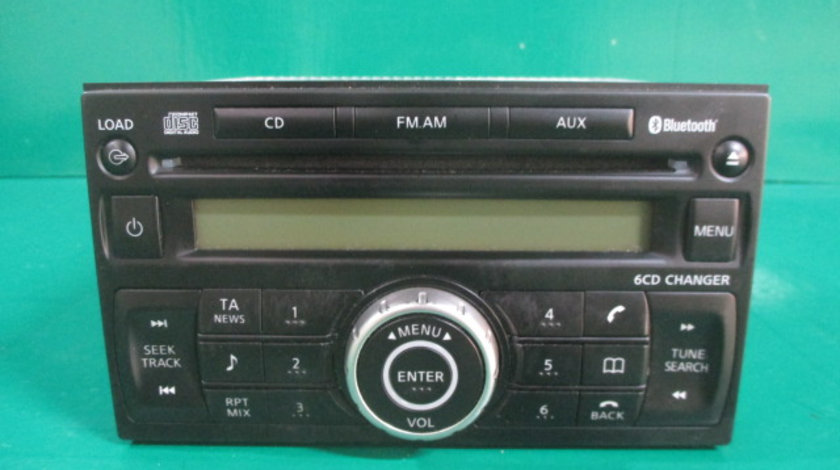 RADIO / CD PLAYER AUTO COD 28184JD45A / PN-3000F NISSAN QASHQAI J10 FAB. 2006 - 2013 ⭐⭐⭐⭐⭐