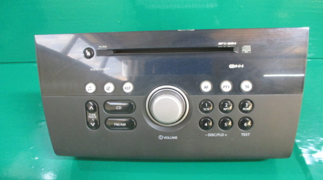 RADIO / CD PLAYER AUTO COD 39101-62J2 / 39101-62J20-BZH SUZUKI SWIFT FAB. 2005 - 2010 ⭐⭐⭐⭐⭐