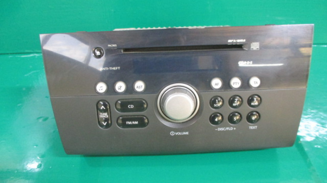 RADIO / CD PLAYER AUTO COD 39101-62J2 / 39101-62J20-BZH SUZUKI SWIFT FAB. 2005 - 2010 ⭐⭐⭐⭐⭐