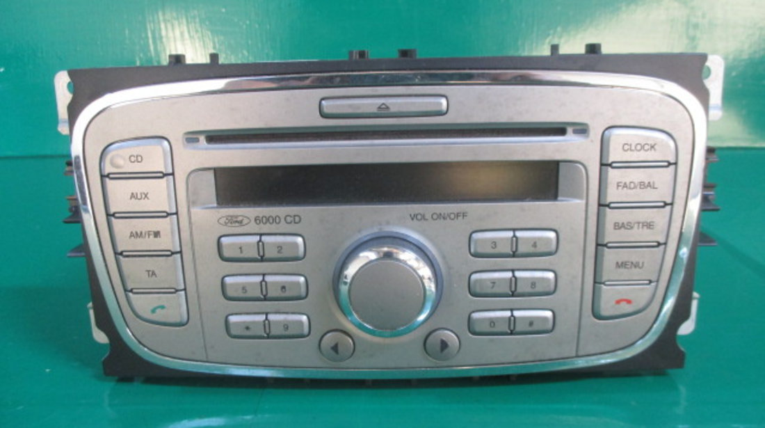 RADIO / CD PLAYER AUTO COD 7S7T-18C815-BA FORD MONDEO MK4 FAB. 2007 - 2014 ⭐⭐⭐⭐⭐