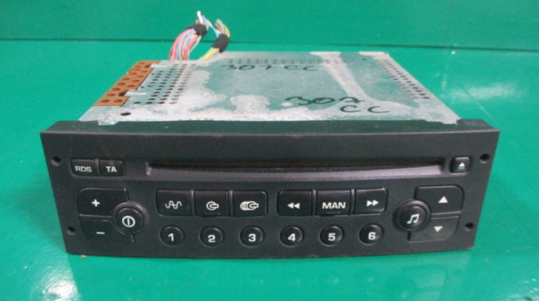 RADIO / CD PLAYER AUTO COD 96514684XT00 PEUGEOT 307 CC FAB. 2000 - 2008 ⭐⭐⭐⭐⭐