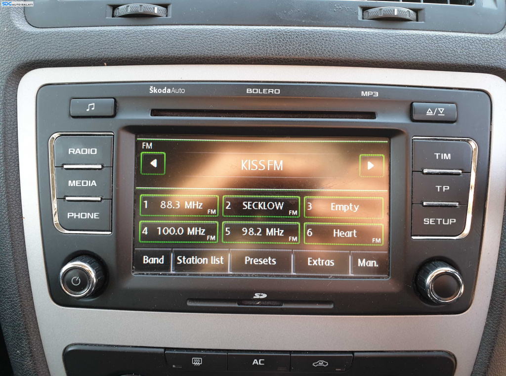 Radio CD Player BOLERO Skoda Octavia 2 2004 - 2013 [K0430]