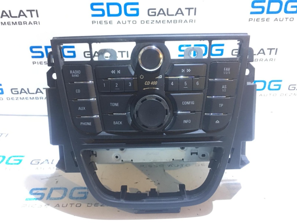 Radio CD Player CD400 Opel Astra J 2009 - 2015 Cod Piesa : 22836293 / 13346050