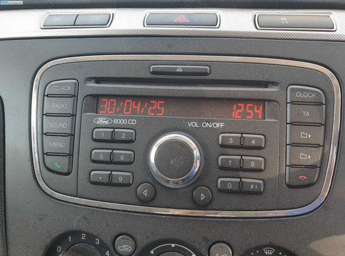 Radio CD Player cu Aux Auxiliar 6000 CD Ford Galaxy 2 2006 - 2015 [K5035]