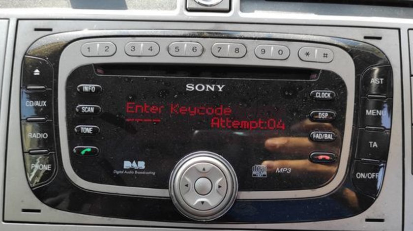Radio CD Player cu MP3 si Auxiliar Sony Ford Kuga 1 2008 - 2013
