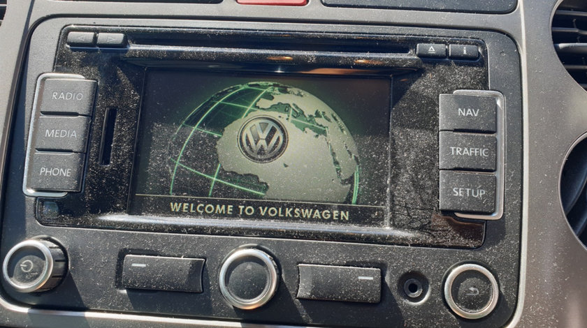 Radio CD Player cu Navigatie GPS Aux Auxiliar RNS 315 cu Bluetooth Volkswagen CC 2012 - 2017