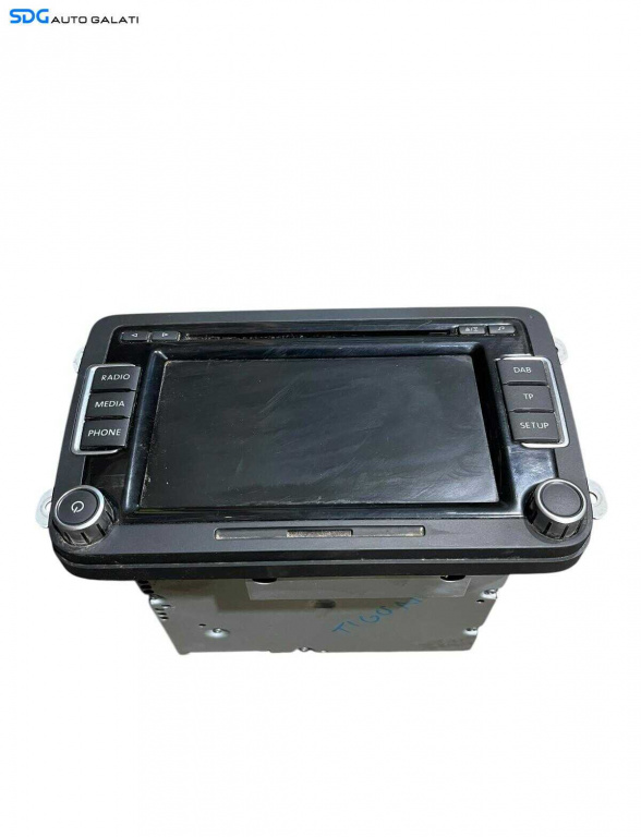 Radio CD Player Fara Safe Code Volkswagen Scirocco 2008 - 2017 Cod 3C8035195H [S0127]