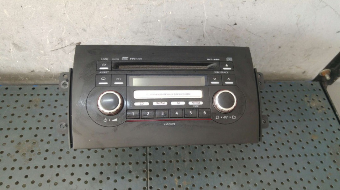 Radio cd player fiat sedici 189 3910180ja0