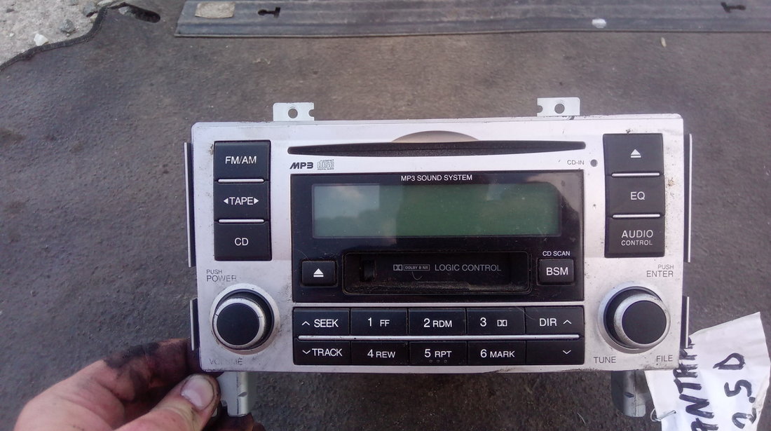 Radio Cd Player Hyundai Santa Fe 2 2006-2012