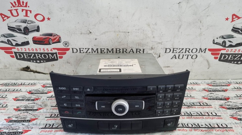 Radio CD-Player (incalzire scaune) Mercedes-Benz E-Class Sedan (W212) cod piesa : A2129003908