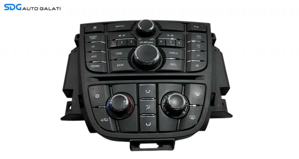 Radio CD Player Interfata Consola Buton Butoane Comanda Butoane Clima Opel Astra J 2009 - 2015 Cod 13444592 [L6095]