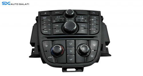 Radio CD Player Interfata Consola Buton Butoane Comanda Butoane Clima Opel Astra J 2009 - 2015 Cod 1...