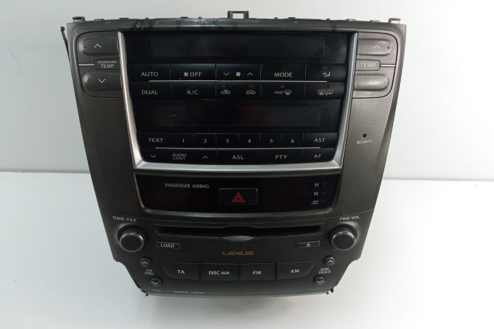 Radio CD Player / MP3 Player / AUX Bluetooth / Panel Clima 8612053370 Lexus IS XE20 [2005 - 2010]