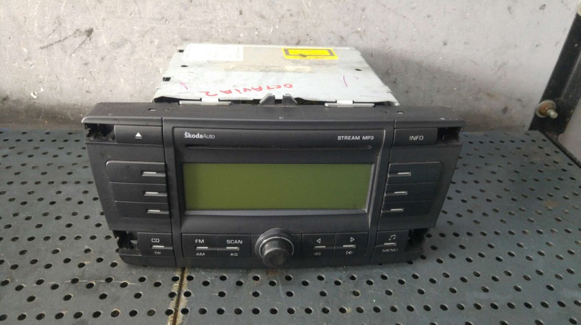 Radio cd player mp3 skoda octavia 1z vp6sbf18c815ba 1z0035161c