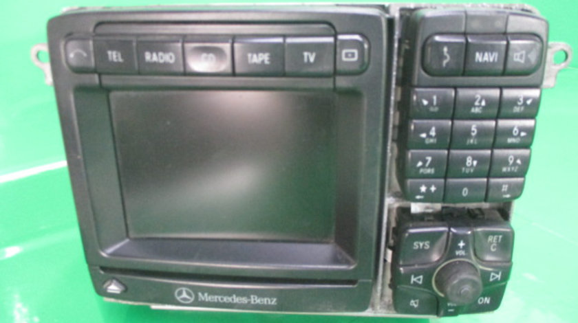 RADIO CD PLAYER / NAVIGATIE COD A2208270442 MERCEDES S-CLASS W220 FAB. 1998 - 2005 ⭐⭐⭐⭐⭐