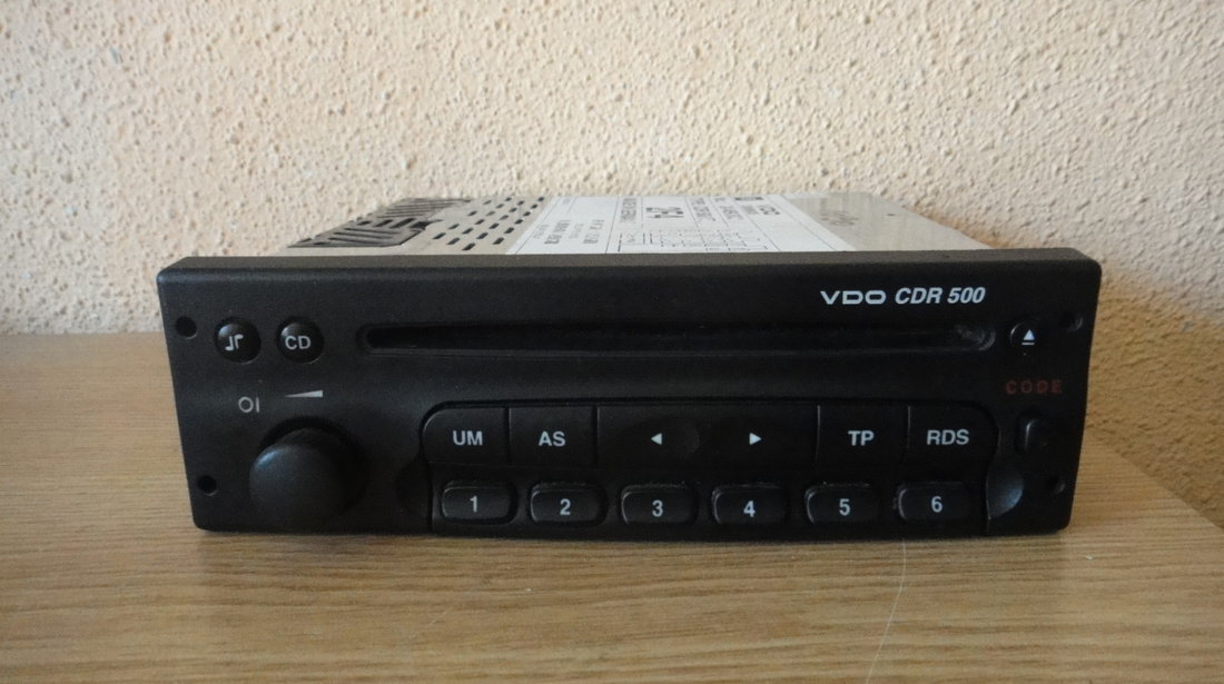 Radio Cd Player Original Opel VDO CDR500