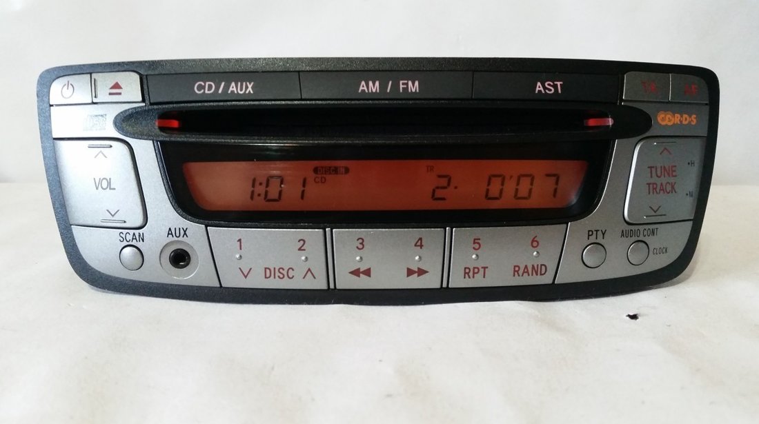 Radio cd player original peugeot 107 citroen c1 toyota aygo