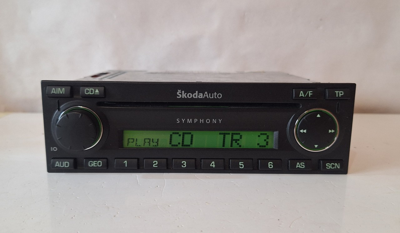 Radio Cd Player Original Skoda Octavia Superb