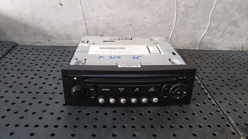 Radio cd player peugeot 307 9660646477