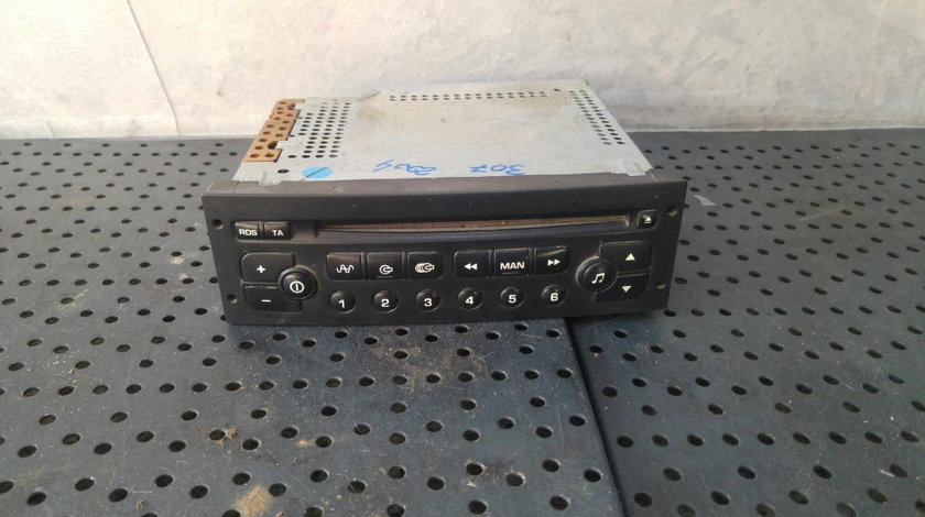 Radio cd player peugeot 307 sw 96545978xt00