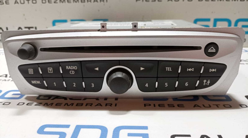 Radio CD Player Radio Renault Fluence 2009 - 2016 Cod 7641104391 281150743R [M4459]