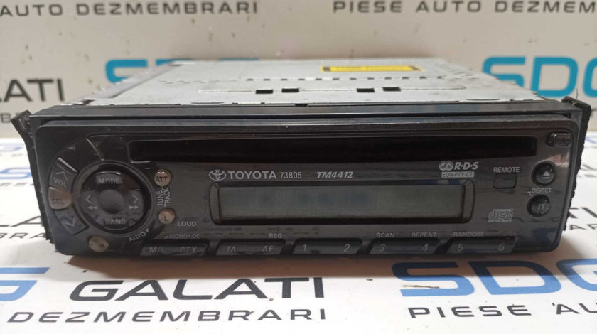 Radio CD Player Radio TM4412 Toyota Avensis T25 2003 - 2009 Cod 08600-00935 [M4745]