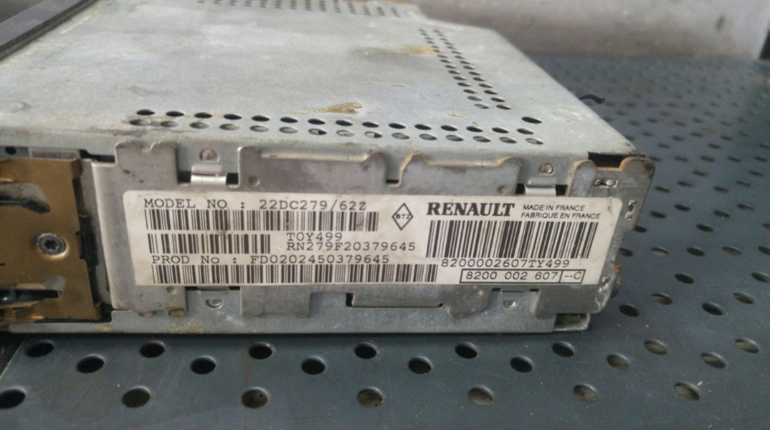 Radio cd player renault laguna 2 bg0 1 8200002607c