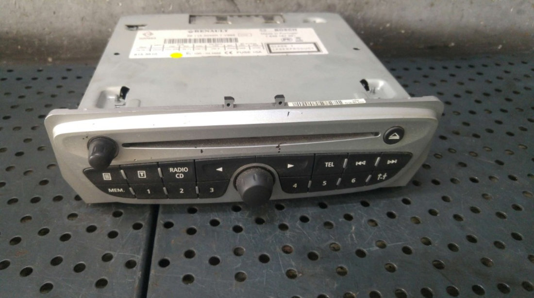 Radio cd player renault scenic 3 jz0 1 281155040r 7649167391