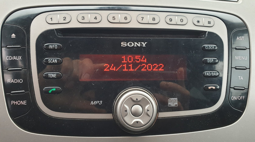 Radio CD Player Sony Ford Mondeo MK 4 2007 - 2014