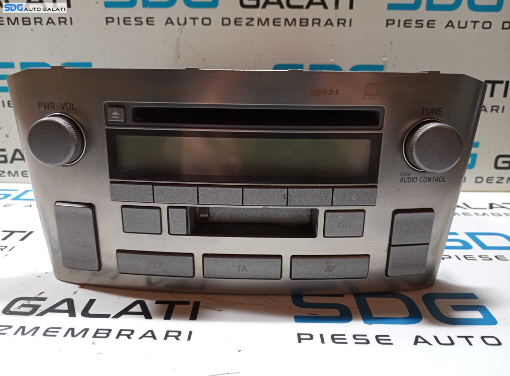 Radio CD Player Toyota Avensis T25 2003 - 2009 Cod 86120-05080 [M6907]
