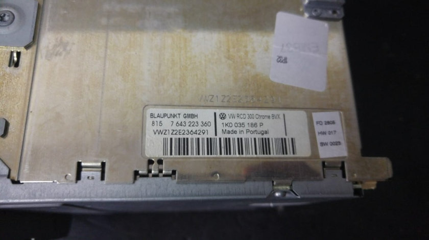 Radio cd player vw jetta 1k0035186p