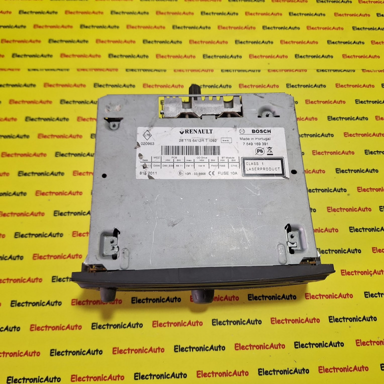 RADIO CD Renault CLIO, 7649169391, 281156412RT,