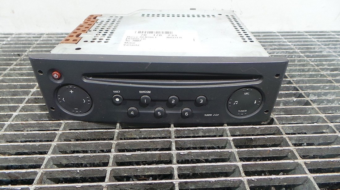 RADIO CD RENAULT MASTER MASTER - (2003 2007)