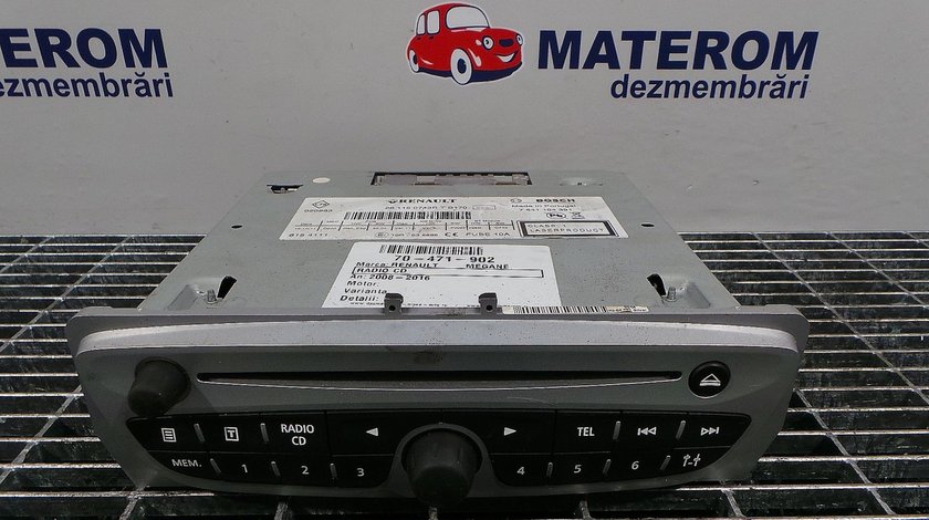 RADIO CD RENAULT MEGANE MEGANE - (2008 2012)