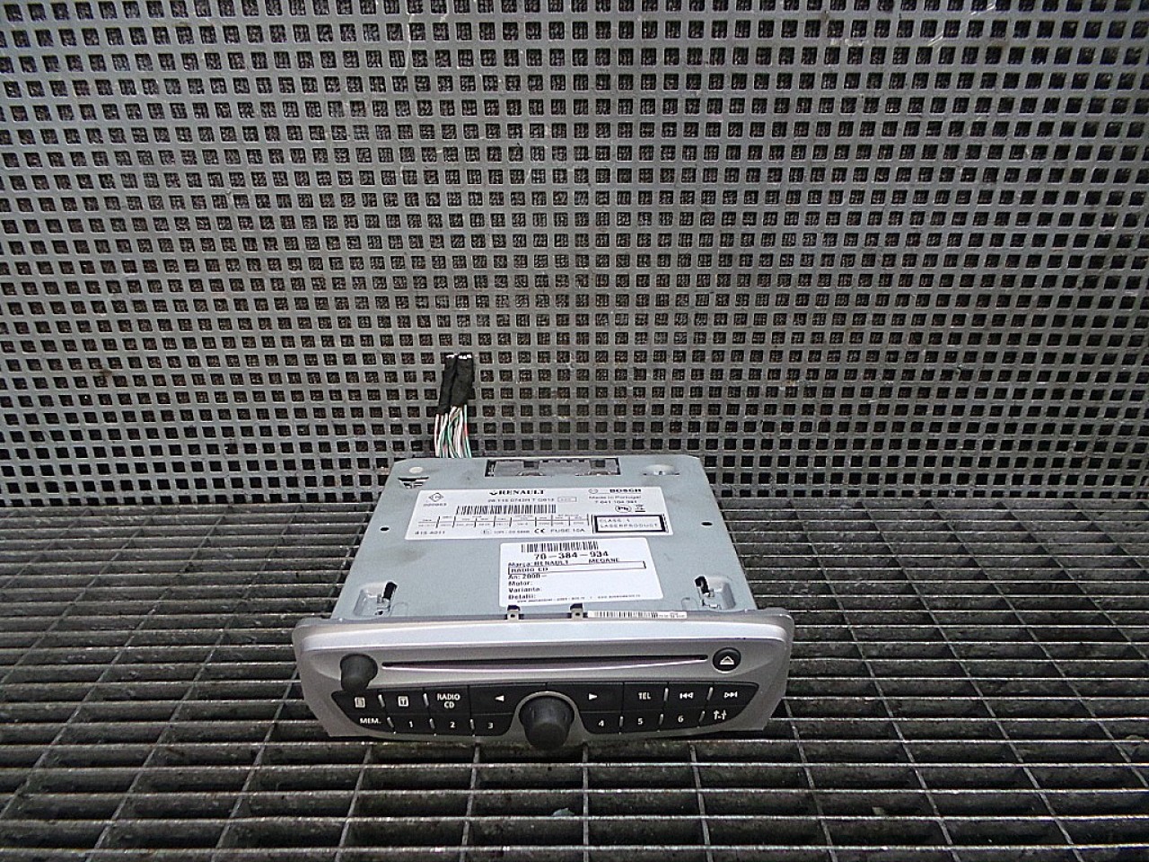 RADIO CD RENAULT MEGANE MEGANE - - (2008 2012)