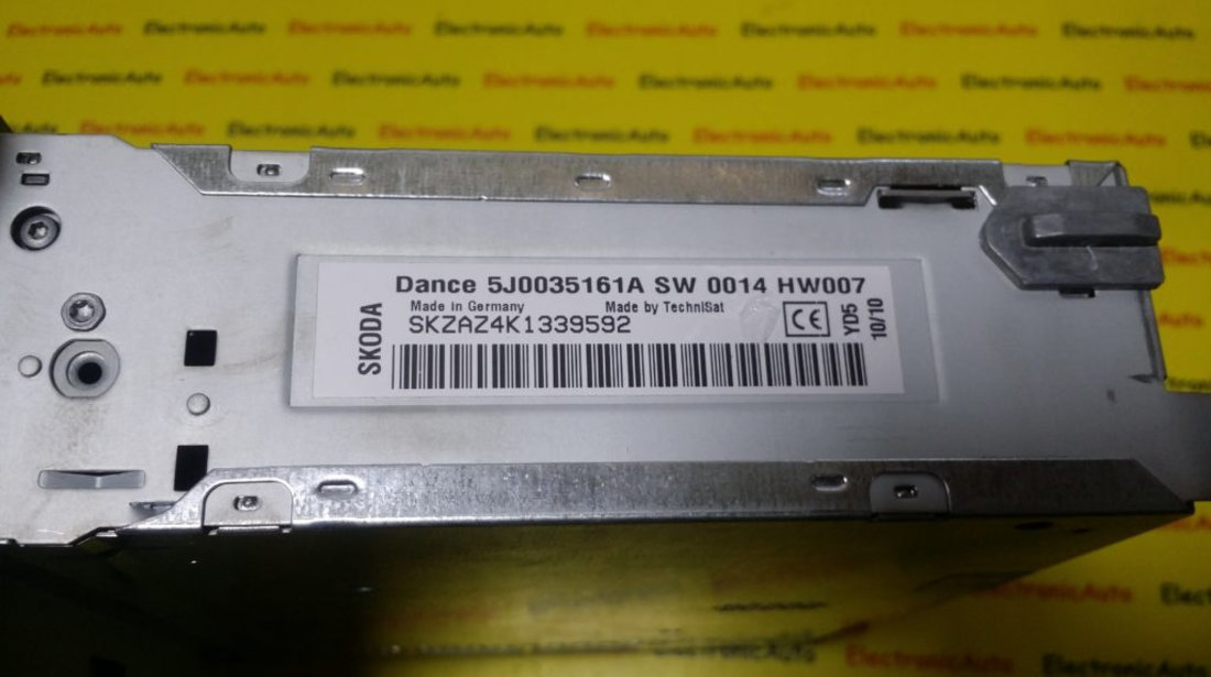 Radio CD Skoda Fabia 2, 5J0035161A