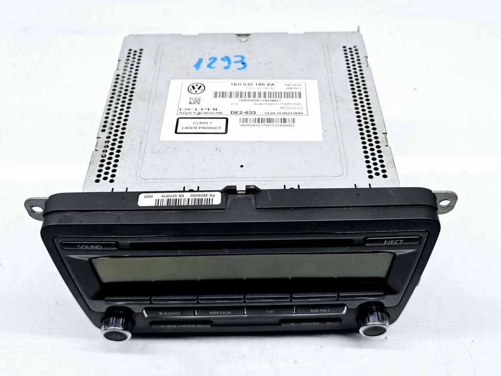 Radio CD Skoda Octavia 2 (1Z3) [Fabr 2004-2013] 1K0035186AA