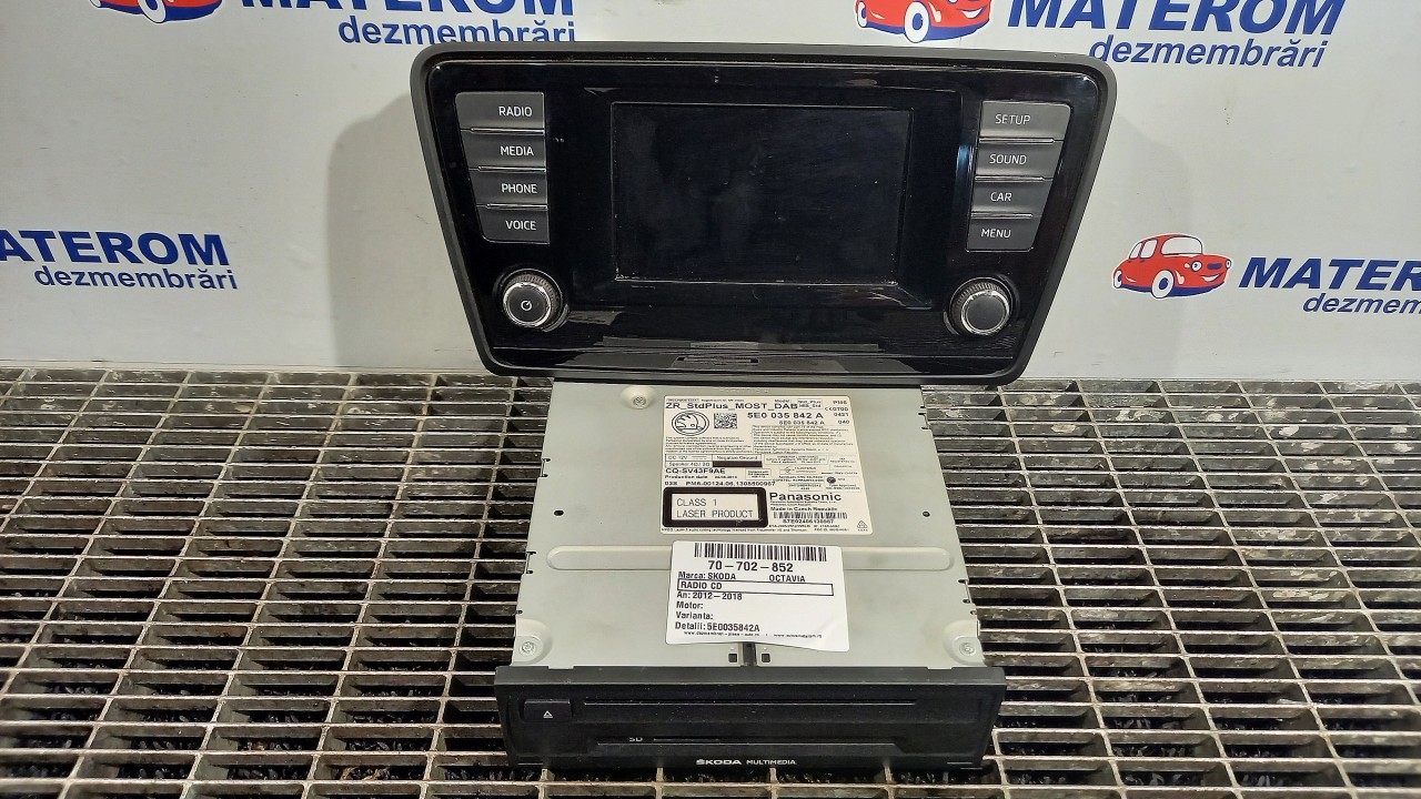 RADIO CD SKODA OCTAVIA - - (2012 2017)