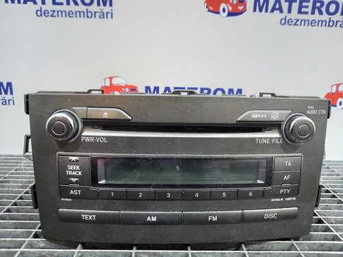 RADIO CD TOYOTA AURIS AURIS - - (2006 2012)