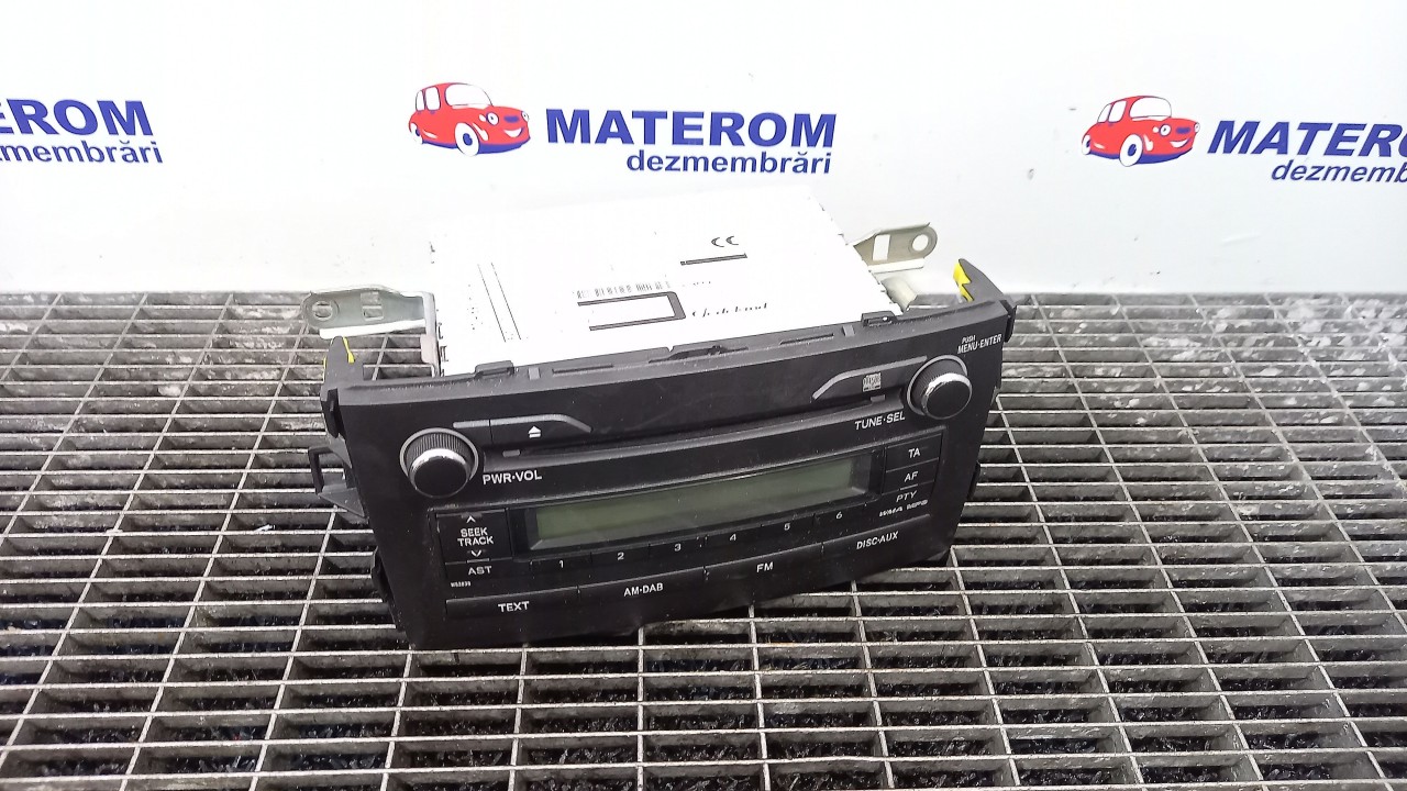 RADIO CD TOYOTA AURIS AURIS - - (2010 2012)