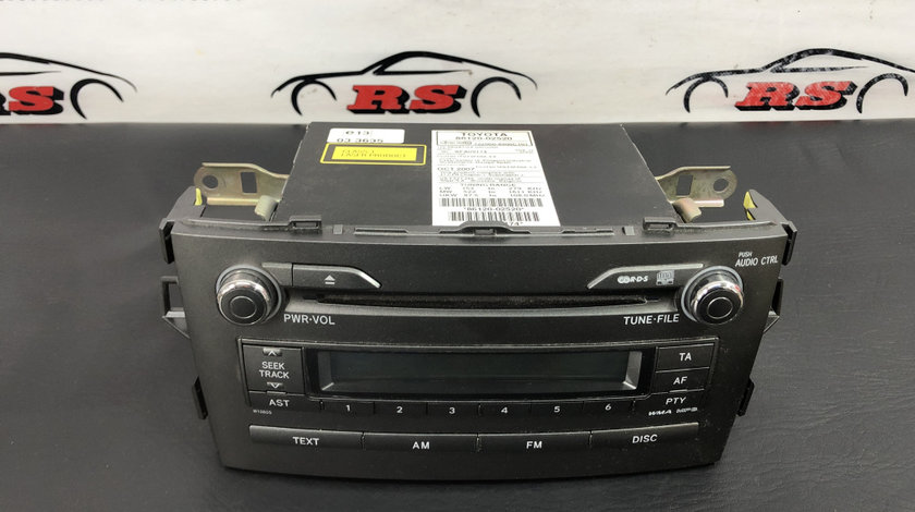 Radio CD Toyota Auris sedan 2011 (8612002520)