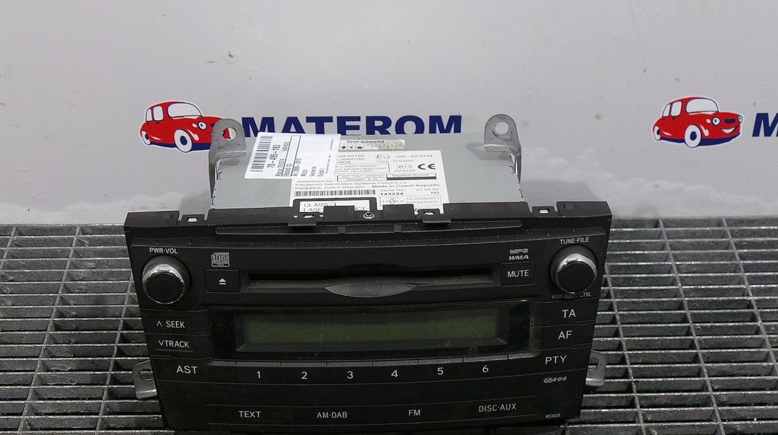 RADIO CD TOYOTA AVENSIS AVENSIS - (2008 2012)