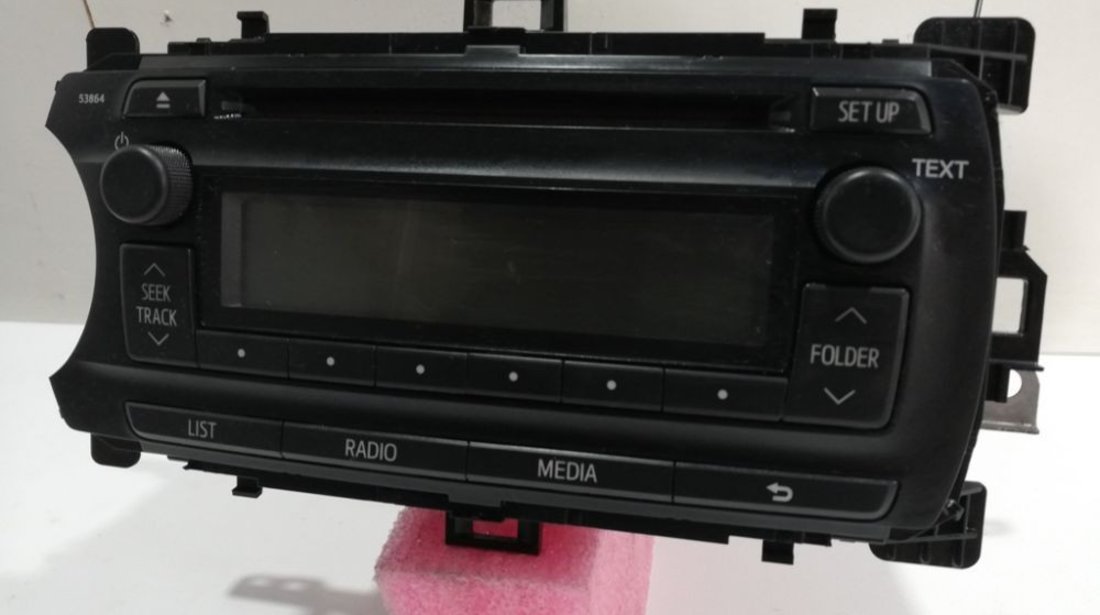 Radio CD Toyota Yaris 3 An 2011 2012 2013 2014 cod 86120-0D640