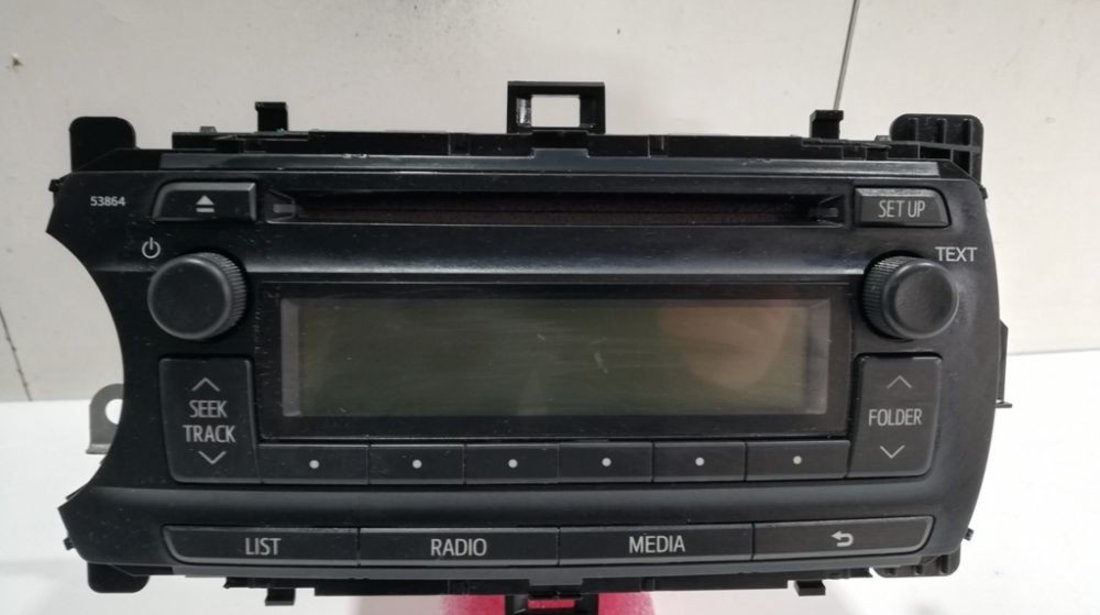 Radio CD Toyota Yaris 3 An 2011 2012 2013 2014 cod 86120-0D640