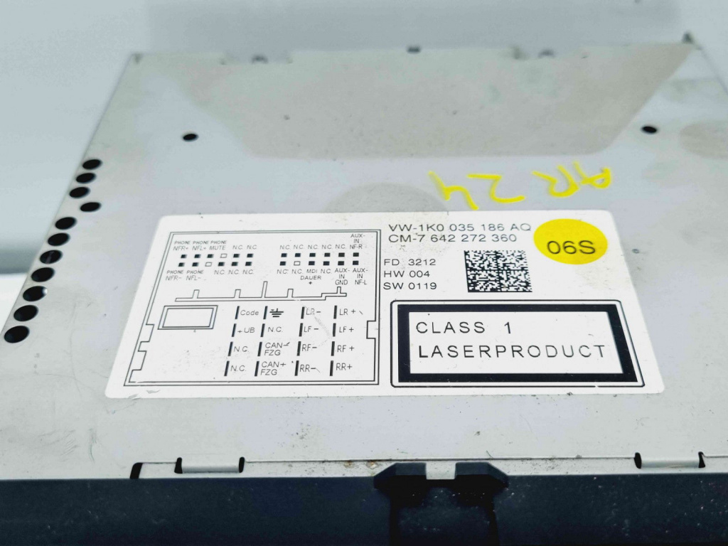 Radio CD Volkswagen Jetta 4 (162,163) [Fabr 2010-2016] 1K0035186AQ
