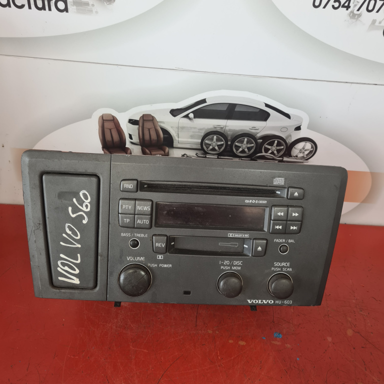 Radio CD Volvo S60 (2000-2010) 2.4 Motorina 2004, 8651152