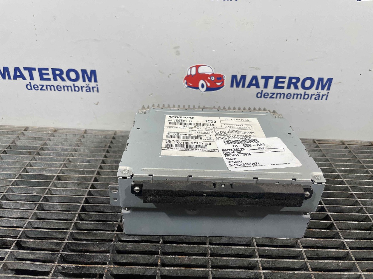 RADIO CD VOLVO S60 S60 - - (2011 2018)