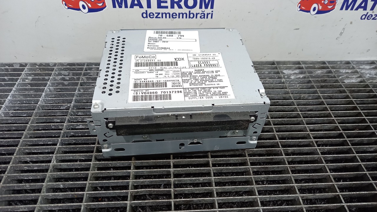 RADIO CD VOLVO V70 - - (2007 2012)