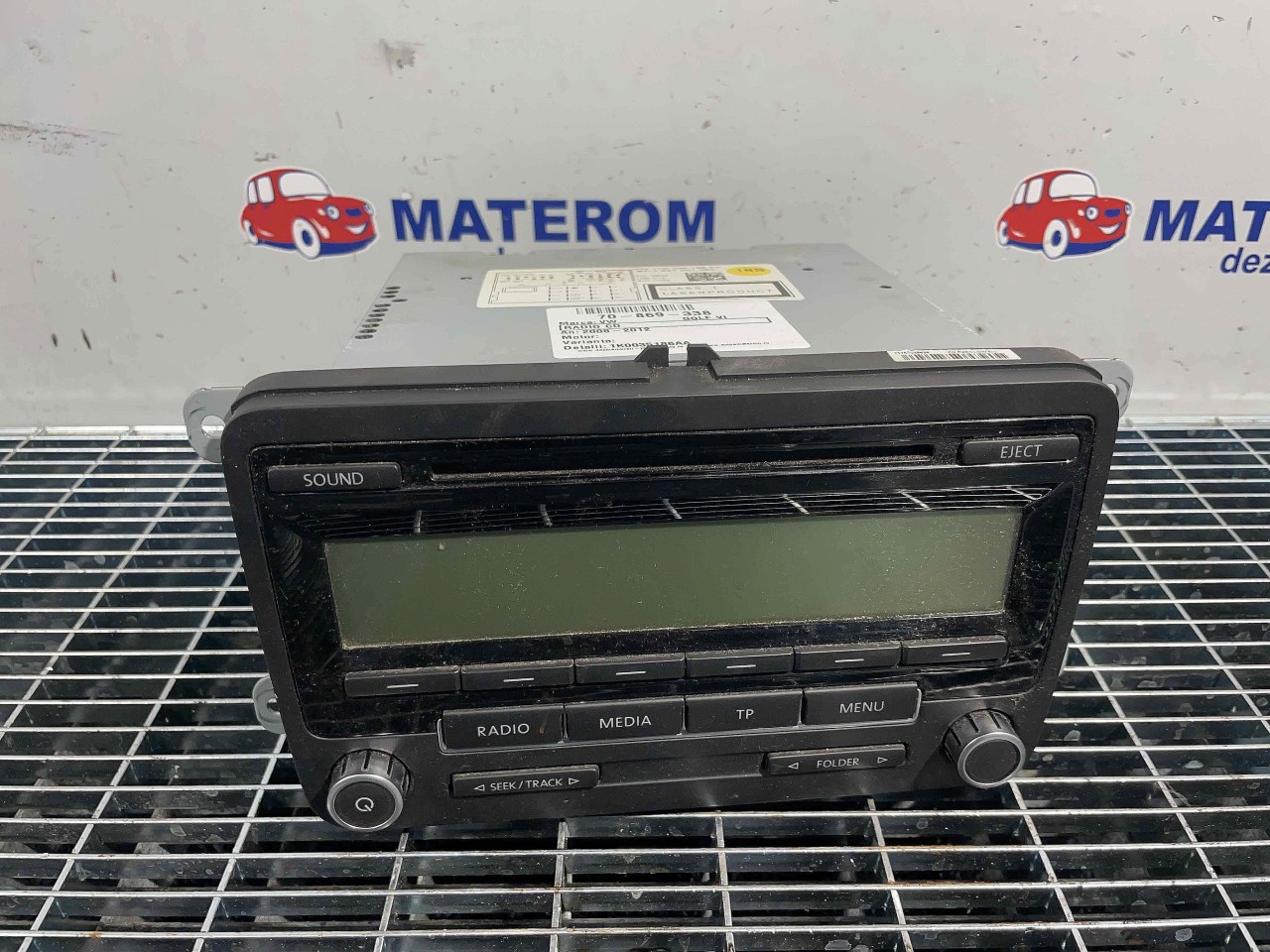 RADIO CD VW GOLF VI - - (2008 2012)